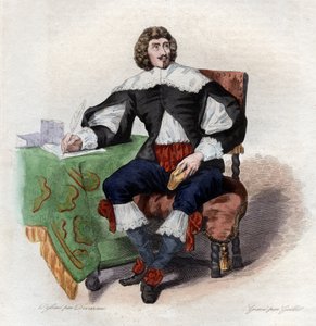 Jean Louis Guez de Balzac (1597-1654), Fransız yazar. by French School