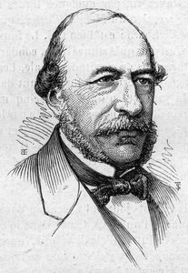 Joseph Autran (1813-1877), Fransız şair ve akademisyen portresi. 14 Mart 1874 tarihli “Le Monde Illustré” n°883