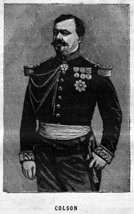 Joseph Emile Colson (1821-1870), Fransız generalin portresi. Gravür “Les Illustrations De L