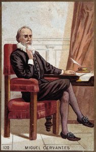 İspanyol yazar Miguel Cervantes