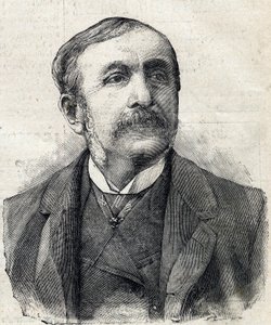 Paul, Remusat Kontu (1831-1897) Fransız gazeteci ve yazar portresi by French School