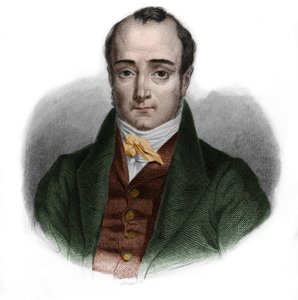 Paul Jean Pierre Sauzet (1809-1876), Fransız politikacı portresi. Louis de Cormenin Timon tarafından “LIBRE DES PERSONERS”da. 1842. Özel koleksiyon. by French School