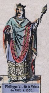 Philippe de Valois (1294-1350) (Kapetliler hanedanı) olarak bilinen Fransa