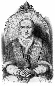 Papa Gregoire XVI portresi (Gregorius XVI veya Gregorio XVI adı altında Bartolomeo Alberto Cappellari Pape by French School