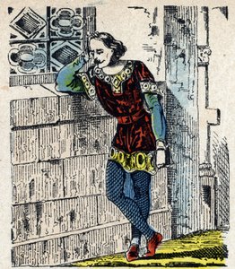 Aşağı Lotharingie Prensi Charles'ın (Lorraine'li I. Charles) (953-991) portresi, 991'de Orleans'ta bulunur (Charles, Aşağı Lorraine Dükü, kısa bir süre sonra Orleans'ta Hugh Capet tarafından hapsedildi, kısa bir süre sonra burada öldü,  by French School