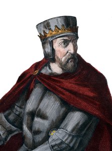 Simon IV de Montfort, 5. Leicester Kontu (1150-1218), Fransız asilzadesinin portresi. by French School