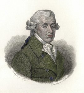 William Hawes (1736-1808), İngiliz doktor portresi. "" Faydalı Adamların Portreleri"nde" by French School