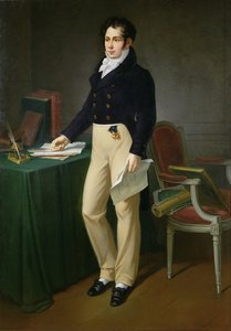 Journal des Sourds-Muets et Aveugles, c.1830-40 tutan genç bir adamın portresi