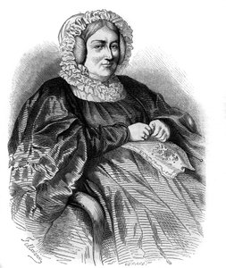 Marquise de La Rochejaquelein (La Rochejaquelein) (kızlık soyadı Marie Louise Victoire de Donnissan veya Donissan) (1772-1857), Fransız yazar. 1858'den gravür. by French School