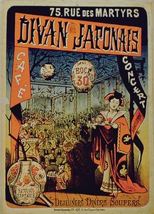 Poster reklamı Japon Divanı, Paris