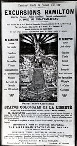 Poster reklam Gezileri Hamilton, c.1890 by French School