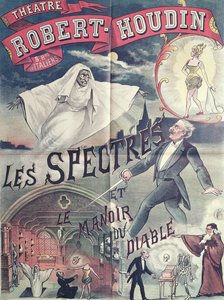Poster reklamı Hayaletler ve Şeytanın Evi Robert-Houdin Tiyatrosu