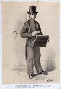 Postacı, yaklaşık 1865 by French School