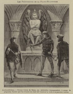 Masonluğun Öncüleri: Luciferians (gravür) by French School