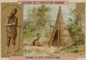 Tarih öncesi kostüm ve kulübe by French School