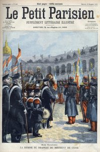 Çin Alayı bayrağının General Faure Biguet (Faure-Biguet) tarafından Paris