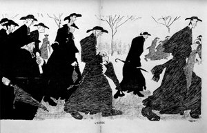 Rahipler sütunlarda kaçıyor (Kilise ve Devletin ayrılması) - 29/12/1906 tarihli “Tanık” da. by French School