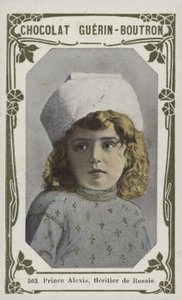 Prens Alexis, Heritier de Russie (renkli fotoğraf) by French School