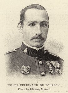 Bourbon Prensi Ferdinand (gravür) by French School