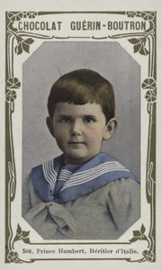 Prens Humbert, Heritier dItalie (renkli fotoğraf) by French School