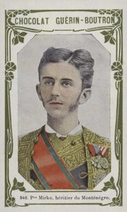 Prens Mirko, heritier du Montenegro (renkli fotoğraf) by French School