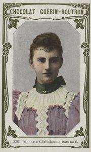 Danimarka Prensesi Christian (renkli fotoğraf) by French School