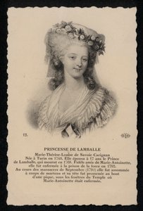 Prenses De Lamballe (taş) by French School