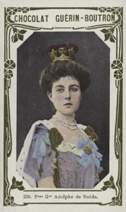 Prenses Gustave Adolphe de Süet (renkli fotoğraf) by French School