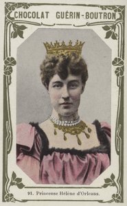 Princesse Helene dOrleans (renkli fotoğraf) by French School