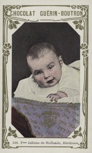Hollanda Prensesi Juliana, Heritiere (renkli fotoğraf) by French School