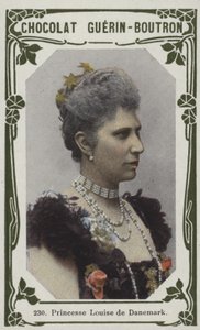 Danimarka Prensesi Louise (renkli fotoğraf) by French School