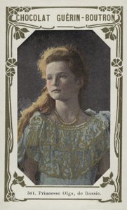 Rusya Prensesi Olga (renkli fotoğraf) by French School