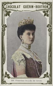 Yunanistan Kraliyet Prensesi (renkli fotoğraf) by French School