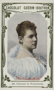 Württemberg Prensesi (renkli fotoğraf) by French School