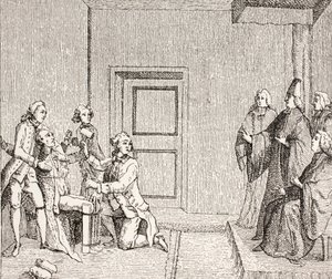 Brodequin Tarafından İşkence Gören Mahkûm, 1875 by French School