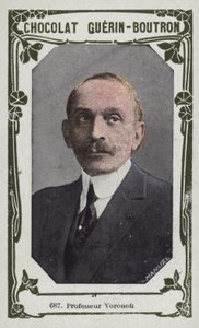 Profesör Voronoff (renkli fotoğraf) by French School