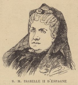 İspanya Kraliçesi II. Isabella by French School