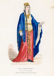 5. ila 8. yüzyılın kraliçesi by French School