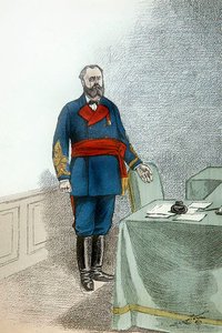 Raoul Rigault, c.1872 (renkli taş) by French School