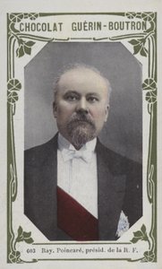Fransa Cumhurbaşkanı Raymond Poincare (renkli fotoğraf) by French School