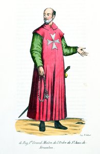 Raymond de Puy (1120-5860) Kudüs St. John Tarikatı