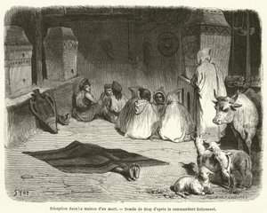 Bir ölünün evinde resepsiyon by French School