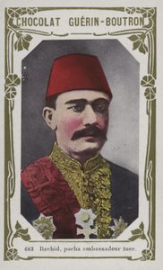 Rechid, Türkiye Büyükelçisi Paşa (renkli fotoğraf) by French School