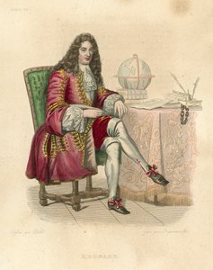 Regnard (renkli gravür) by French School