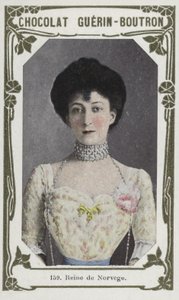 Norveç Kraliçesi (renkli fotoğraf) by French School