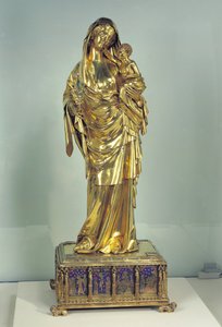 Bakire Jeanne dEvreux, c, 1324-29 (altın ve gümüş) (detay için bkz. 110882) by French School