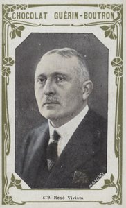 Rene Viviani (renkli fotoğraf) by French School