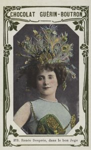 Renee Despres, iyi yargıçta (renkli fotoğraf) by French School