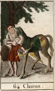 Yarı insan yarı at, okçuluk ustası centaur Chiron