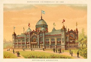 Arjantin Cumhuriyeti, Evrensel Sergi 1889, Paris by French School